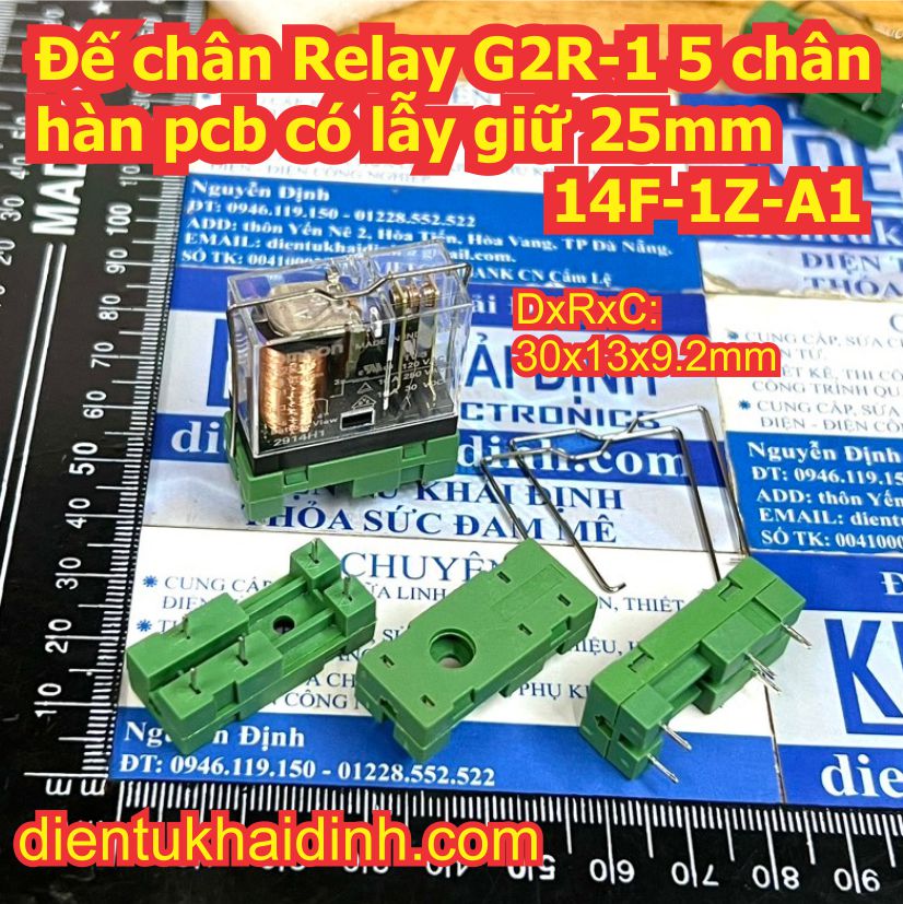 Relay Rơle OMRON G2R-1-E 8 chân 16A / G2R-1 5 chân 10A 250Vac 12VDC 24Vdc kde7738