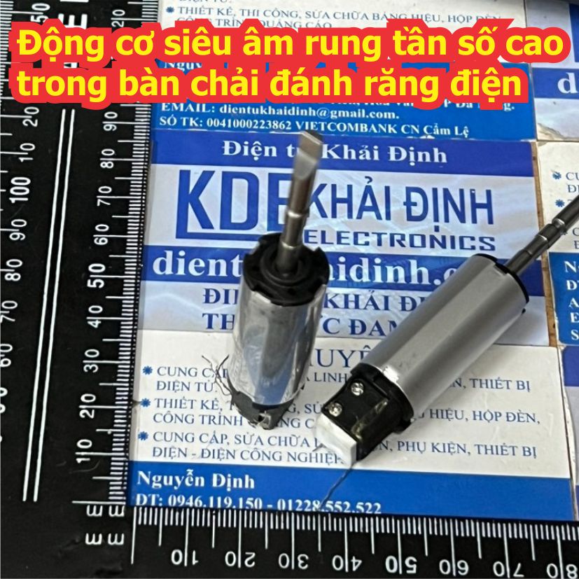Động cơ siêu âm rung tần số cao trong bàn chải đánh răng điện có 3 mẫu kde9398