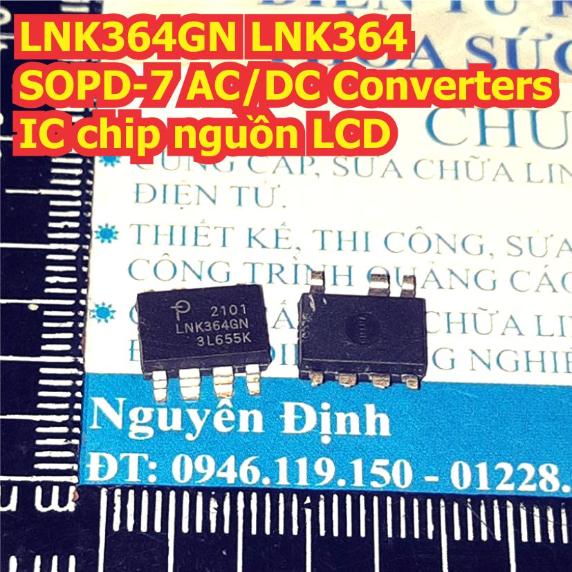 LNK364GN LNK364PN LNK364DN LNK364 SOPD-7 DIP-7 SOP-7 AC/DC Converters IC chip nguồn LCD kde9411