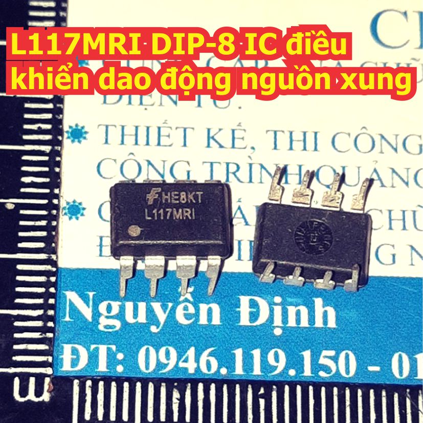 L117MRI L117 DIP-8 IC điều khiển dao động nguồn xung kde9414