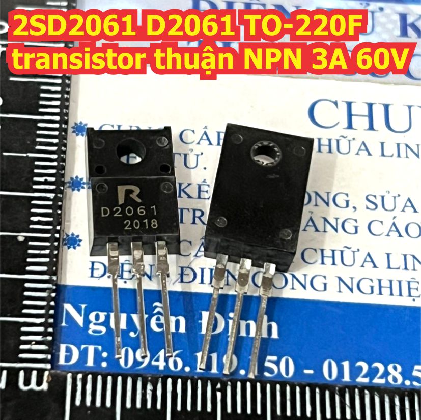 2SD2061 KTD2061 D2061 TO-220F transistor thuận NPN 3A 60V kde9441