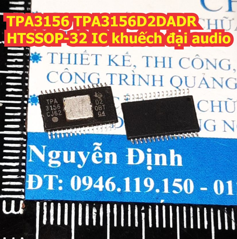 TPA3116 TPA3116D2DADR TPA3156 TPA3156D2DADR HTSSOP-32 IC khuếch đại audio kde9474