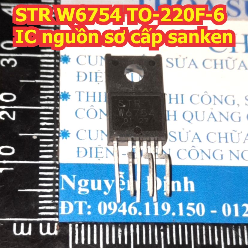 STRW6754 STRW6756 STR W6754 W6756 TO-220F-6 IC nguồn sơ cấp sanken kde9494