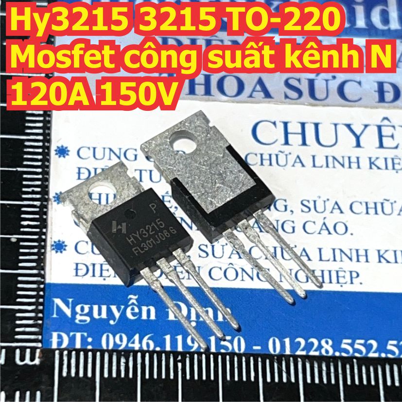 HY3215 3215 TO-220 Mosfet công suất kênh N 120A 150V kde9514