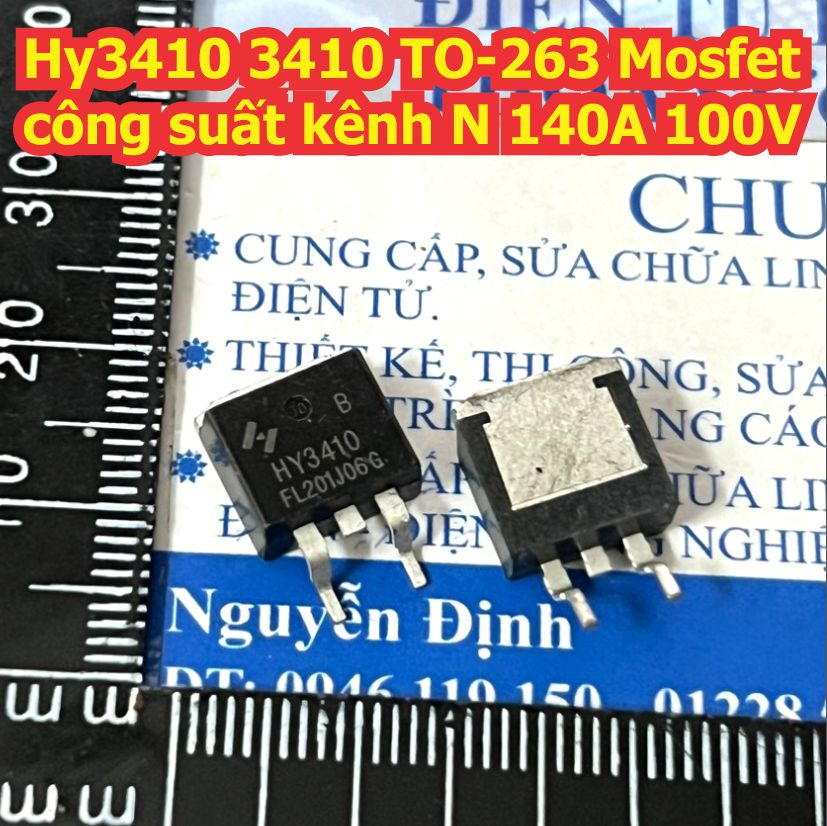 HY3410 3410 TO-220 / TO-263 Mosfet công suất kênh N 140A 100V kde9519