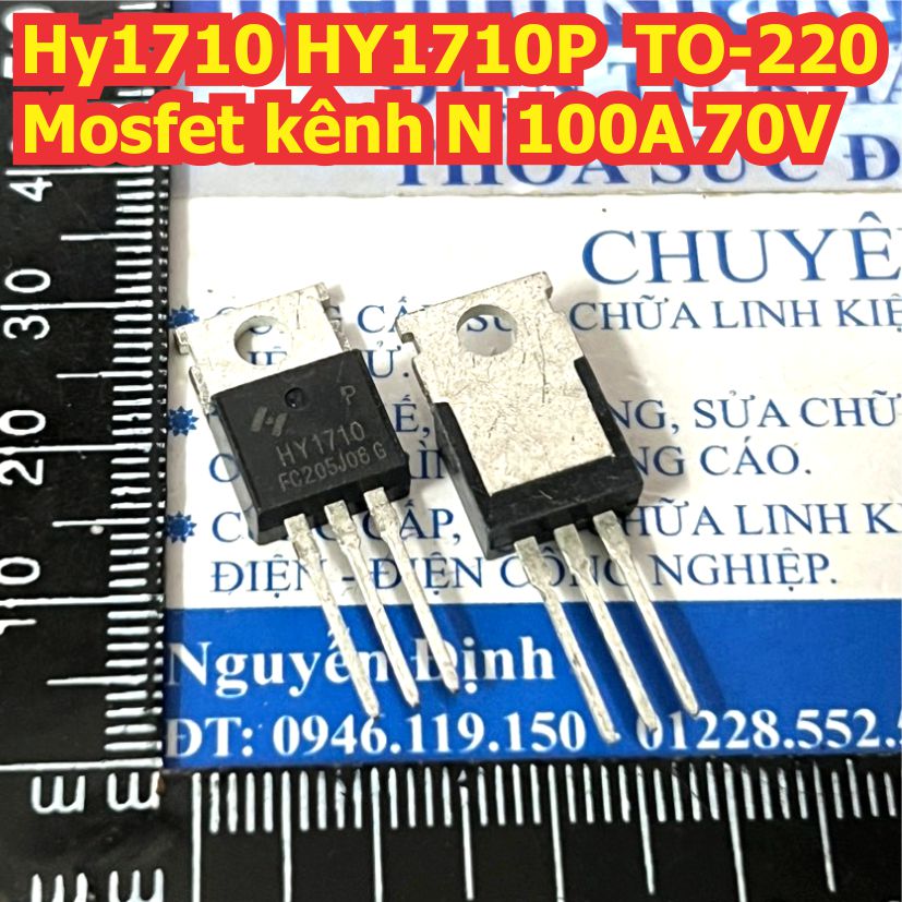 HY1710 HY1710P 1710 HY1808 HY1808P 1808 HY1808A HY1808AP TO-220 Mosfet kênh N hãng HOOYI kde9523
