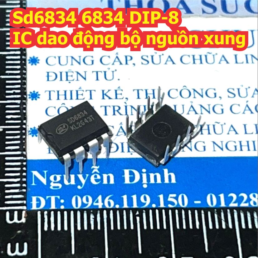 SD6834 6834 SD6835 6835 DIP-8 IC dao động bộ nguồn xung kde9531