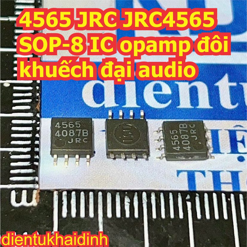 4565D 4565DD JRC JRC4565 4565 SOP-8 / DIP-8 IC opamp đôi khuếch đại audio kde9541