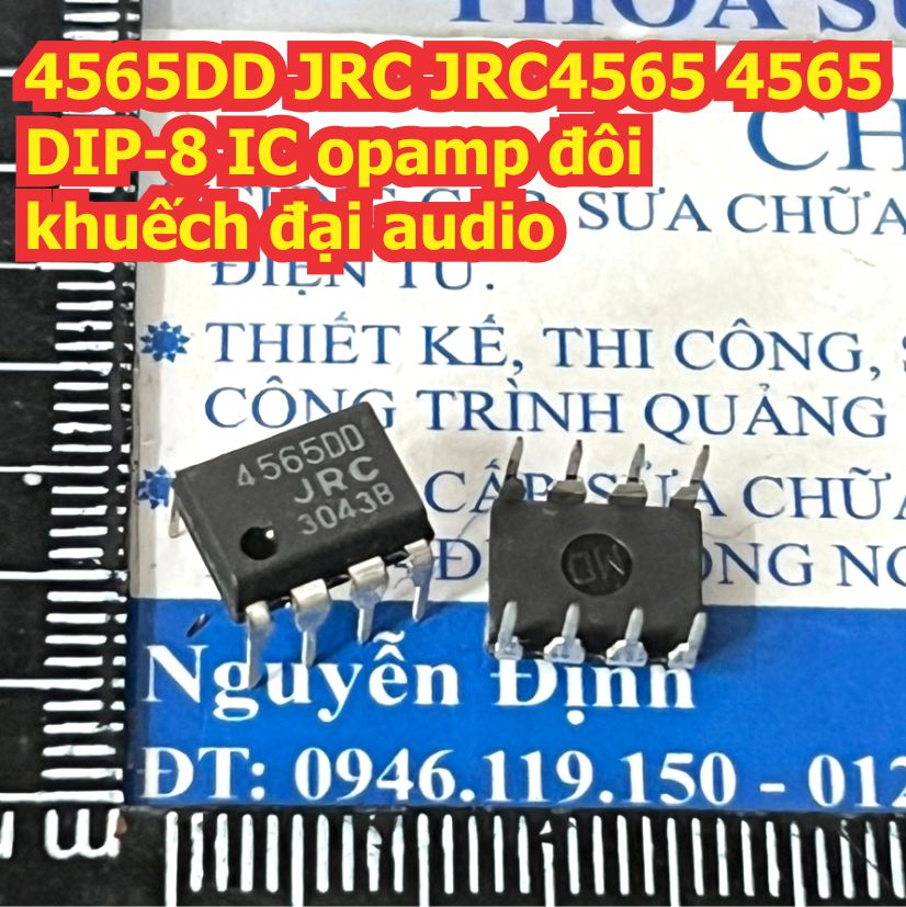 4565D 4565DD JRC JRC4565 4565 SOP-8 / DIP-8 IC opamp đôi khuếch đại audio kde9541