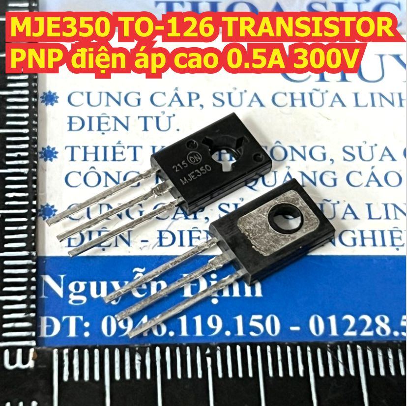KSE340 MJE340 KSE350 MJE350 TO-126 TRANSISTOR NPN / PNP điện áp cao 0.5A 300V kde7303