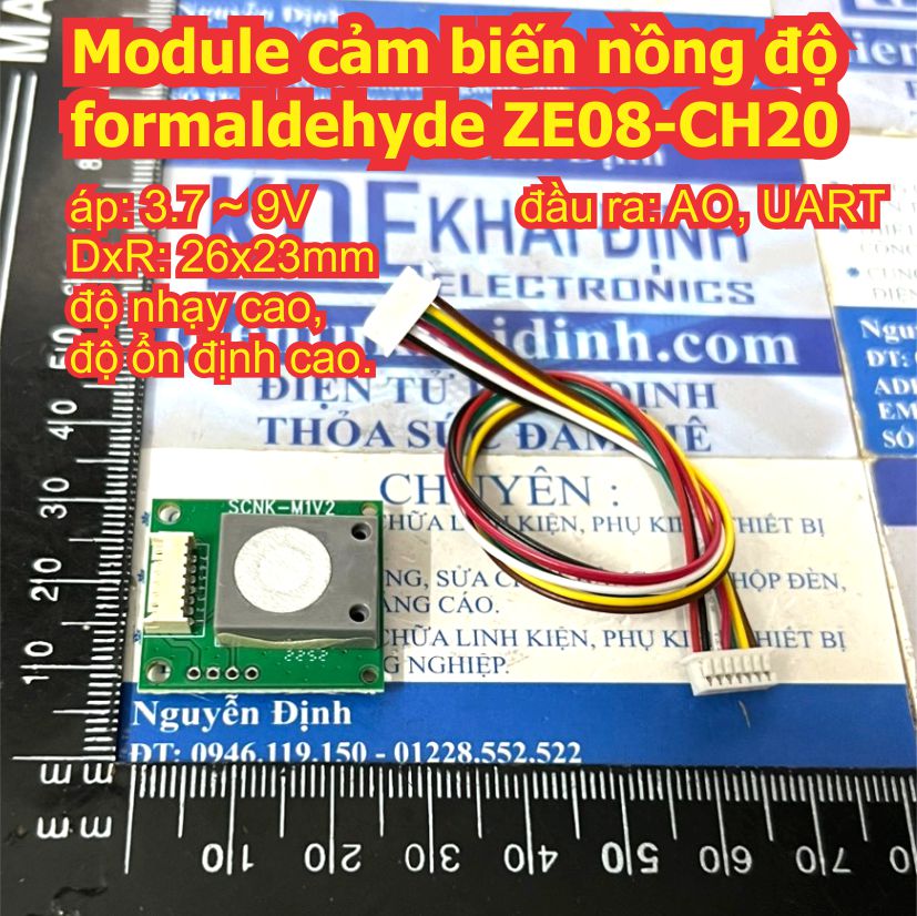 Module cảm biến nồng độ formaldehyde ZE08-CH20 SCNK-M1V2 / VOCs sensor MS1100 CJMCV-1100 kde9614