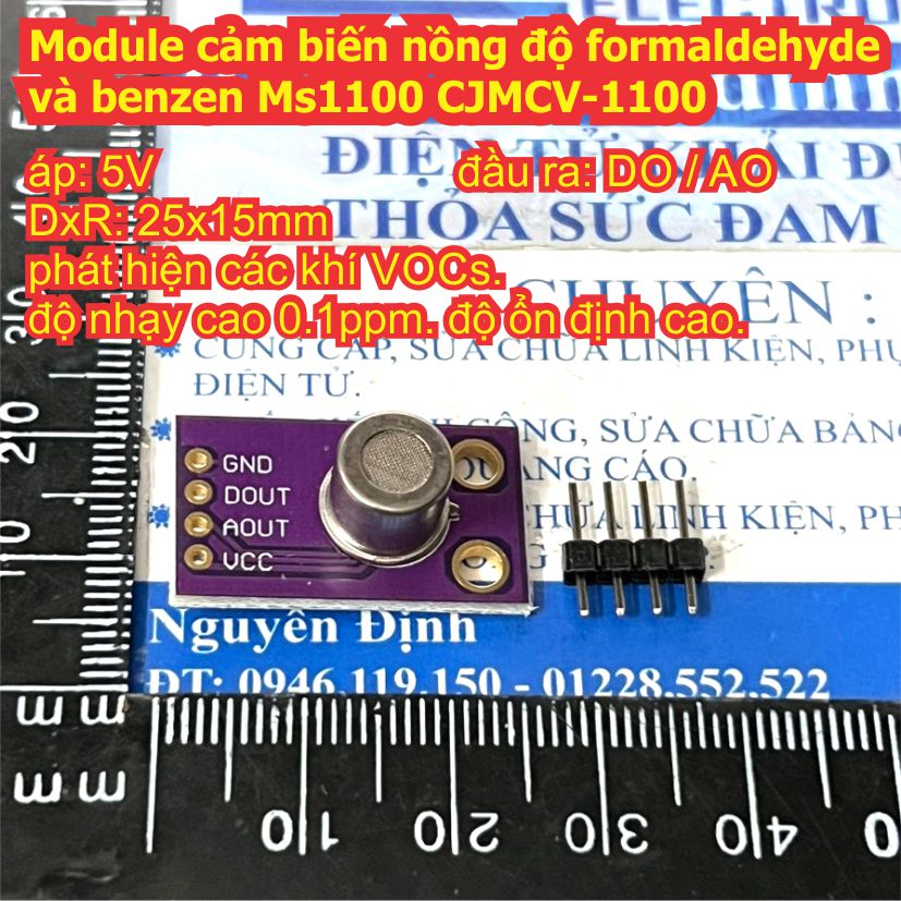 Module cảm biến nồng độ formaldehyde ZE08-CH20 SCNK-M1V2 / VOCs sensor MS1100 CJMCV-1100 kde9614
