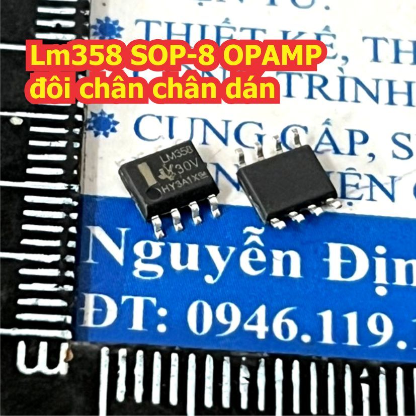 LM358 LM358DR LM358P 358 SOP-8 DIP-8 OPAMP đôi chân chân cắm / dán kde0127