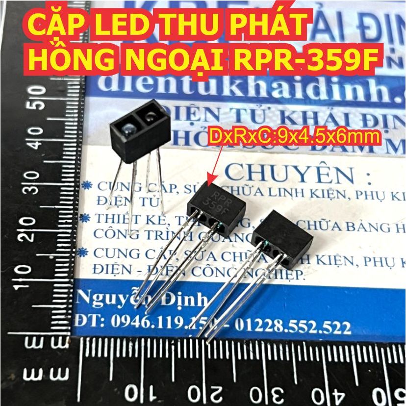 CẶP LED THU PHÁT HỒNG NGOẠI RPR-359F RPR 359F kde0175