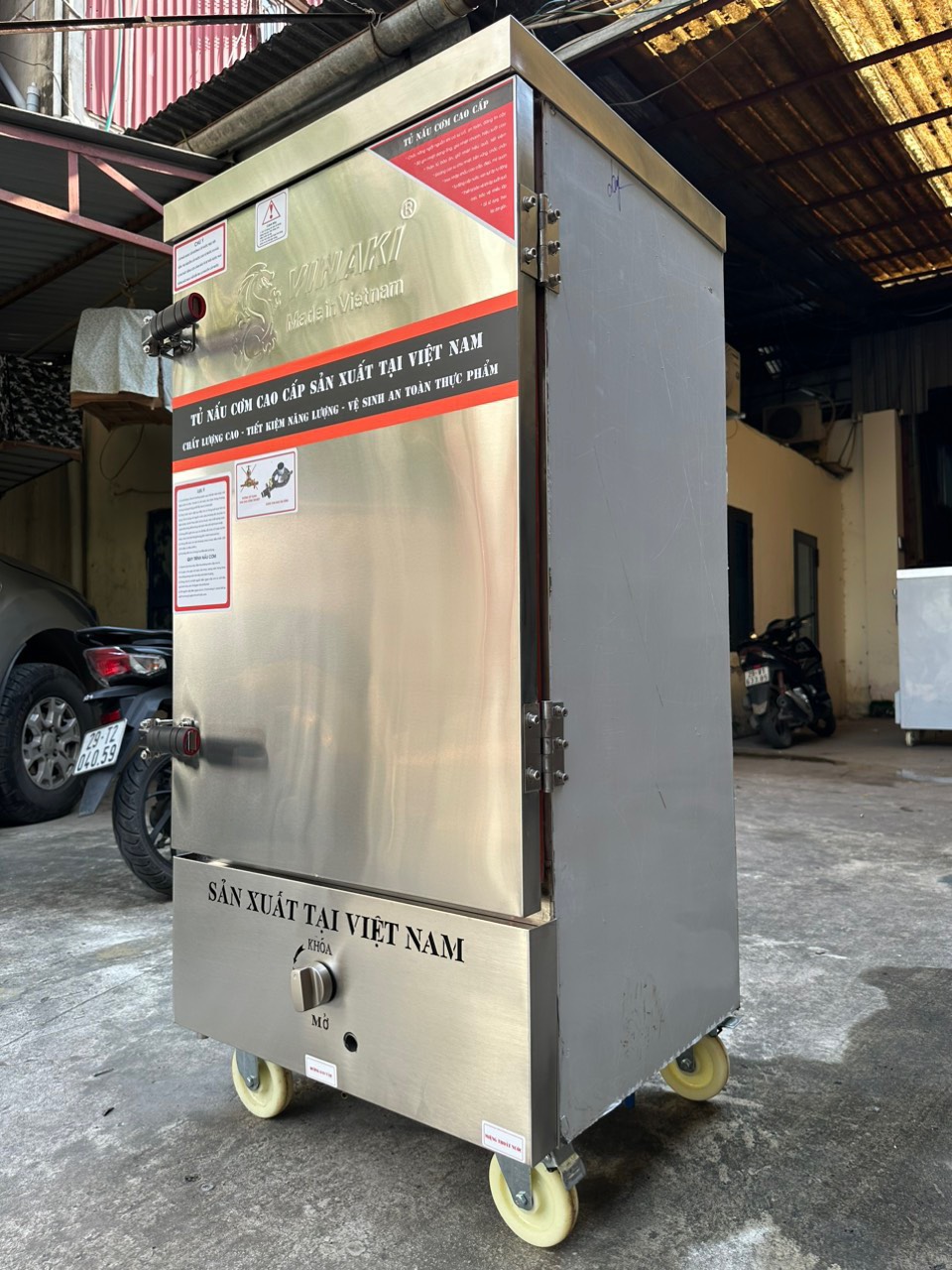 Tủ Cơm 12 Khay Gas Vinaki