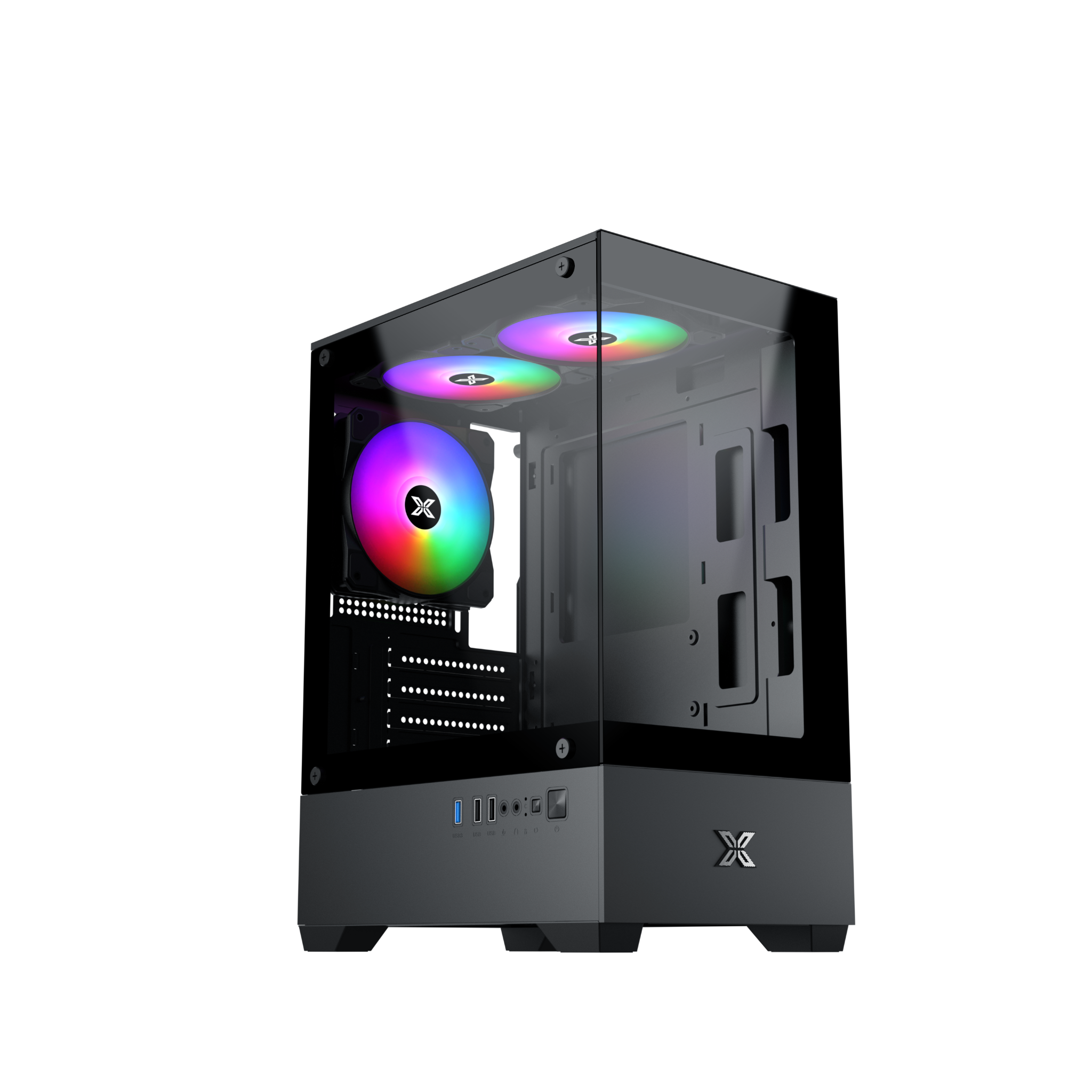 Vỏ Thùng Máy Vi Tính (Case) Xigmatek View II 3F (3 Fan RGB/ ITX / M-ATX)