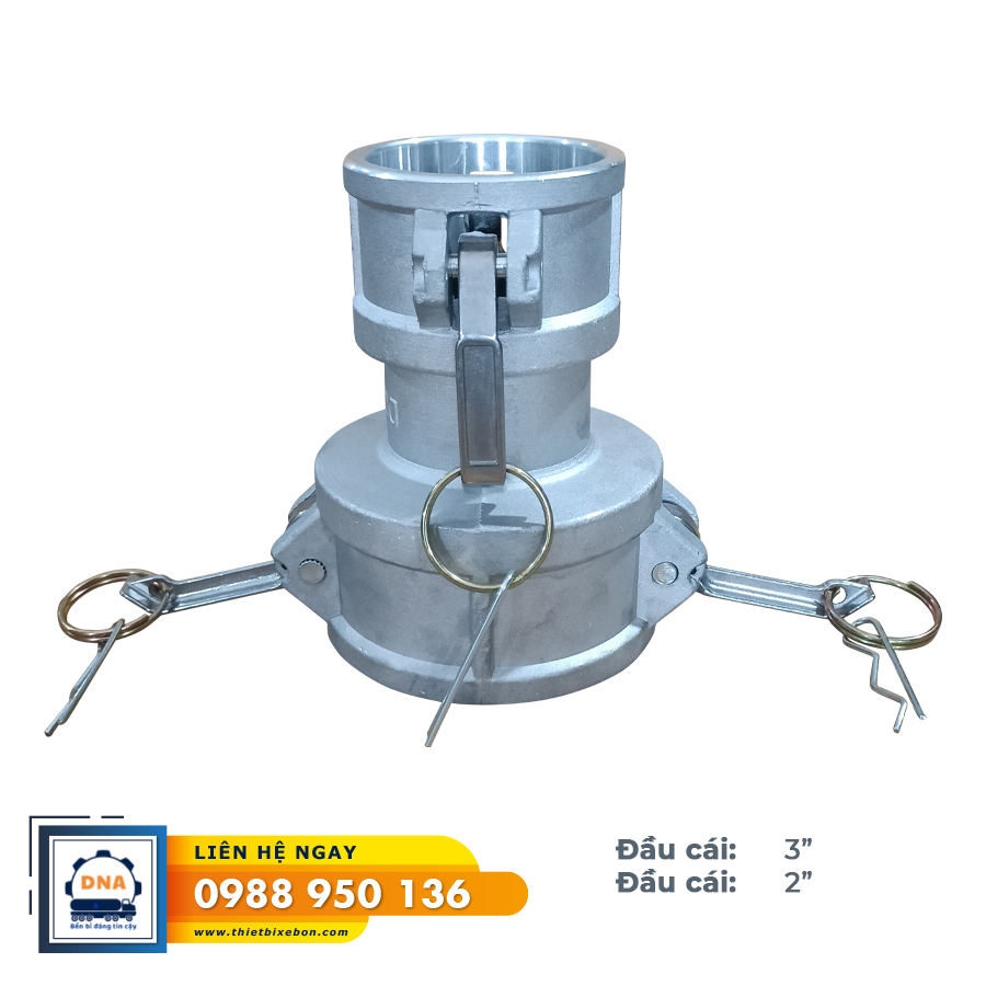 Khớp nối nhôm đầu cái 3"- đầu cái 2"