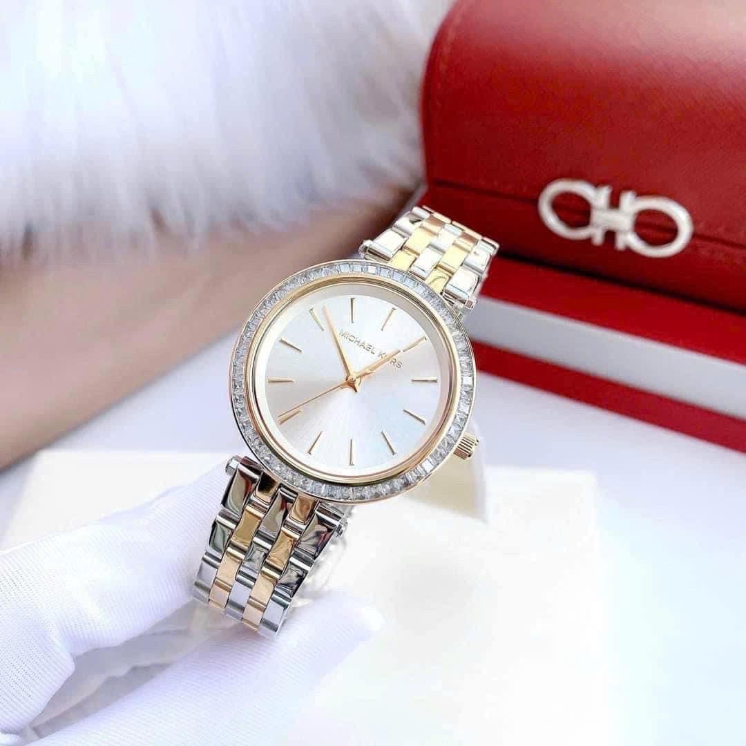 Đồng Hồ Michael Kors Darci |Nữ Giới |Đính Đá |Dây Kim Loại Demi Vàng |Máy Pin (Quartz) |Size 33mm |donghogiatot.vn