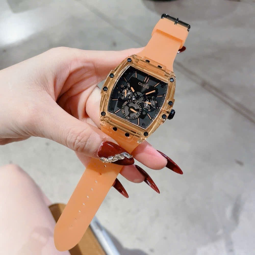 Đồng Hồ Guess Phoenix |Nam Giới |Chronograph |Dây Sillicone Cam |Máy Pin (Quartz) |Size 43x51mm |donghogiatot.vn