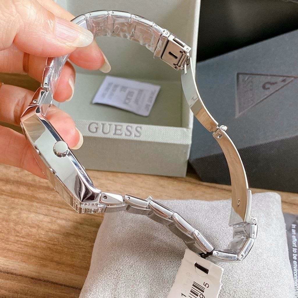 Đồng Hồ Guess Phoenix |Nam Giới |Đính Đá |Dây Kim Loại Trắng Silver |Máy Pin (Quartz) |Size 40mm |donghogiatot.vn