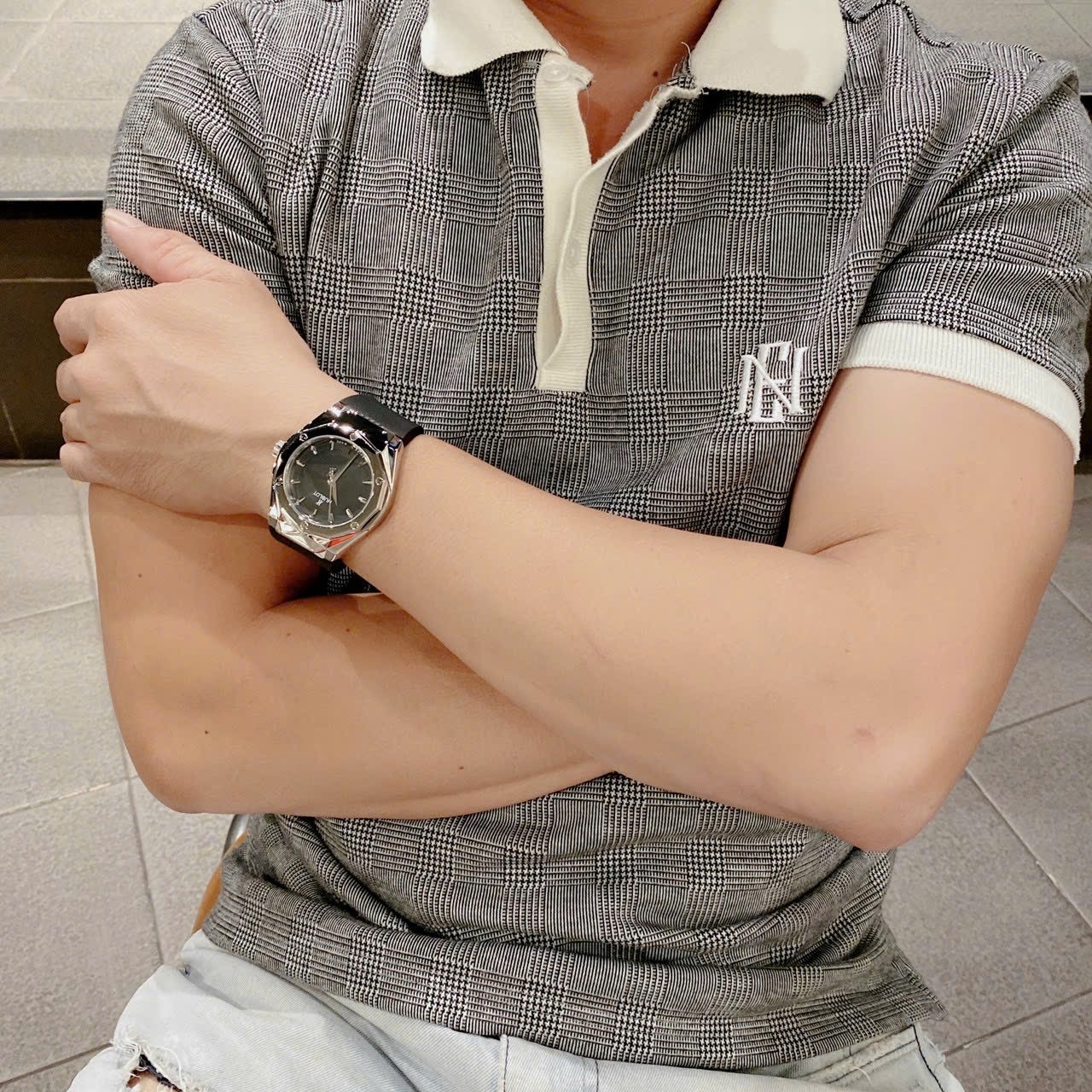 Đồng Hồ Hublot Classic Orlinski |Nam Giới |Silver |Dây Silicone Đen |Máy Cơ (Automatic) |Size 42mm |donghogiatot.vn