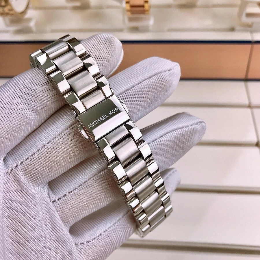 Đồng Hồ Michael Kors Bradshaw |Nữ Giới |Mặt Trắng |Dây Kim Loại Silver |Máy Pin (Quartz) |Size 36mm |donghogiatot.vn