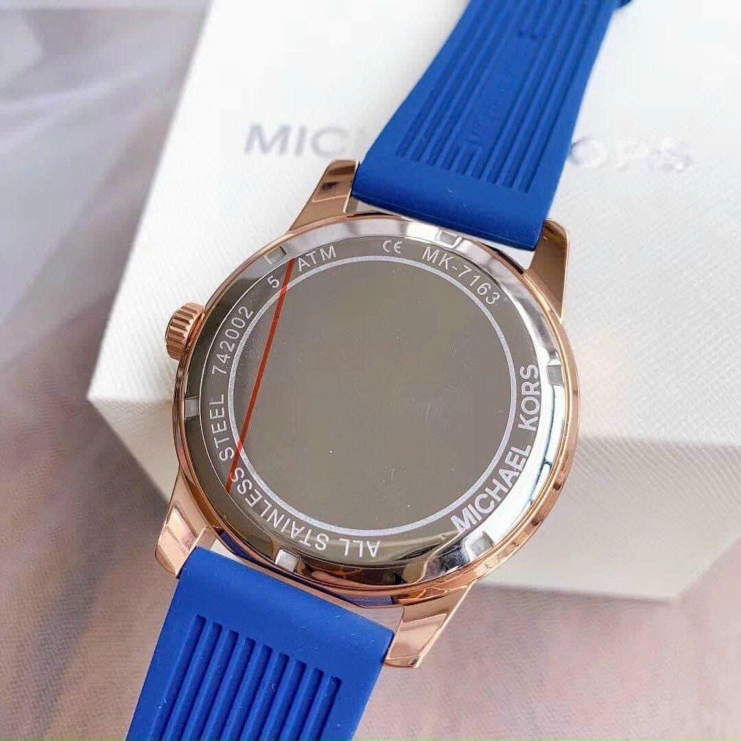Đồng Hồ Michael Kors Cunningham |Nam Giới |6 Kim |Dây Silicone Xanh Dương |Máy Pin (Quartz) |Size 40mm |donghogiatot.vn