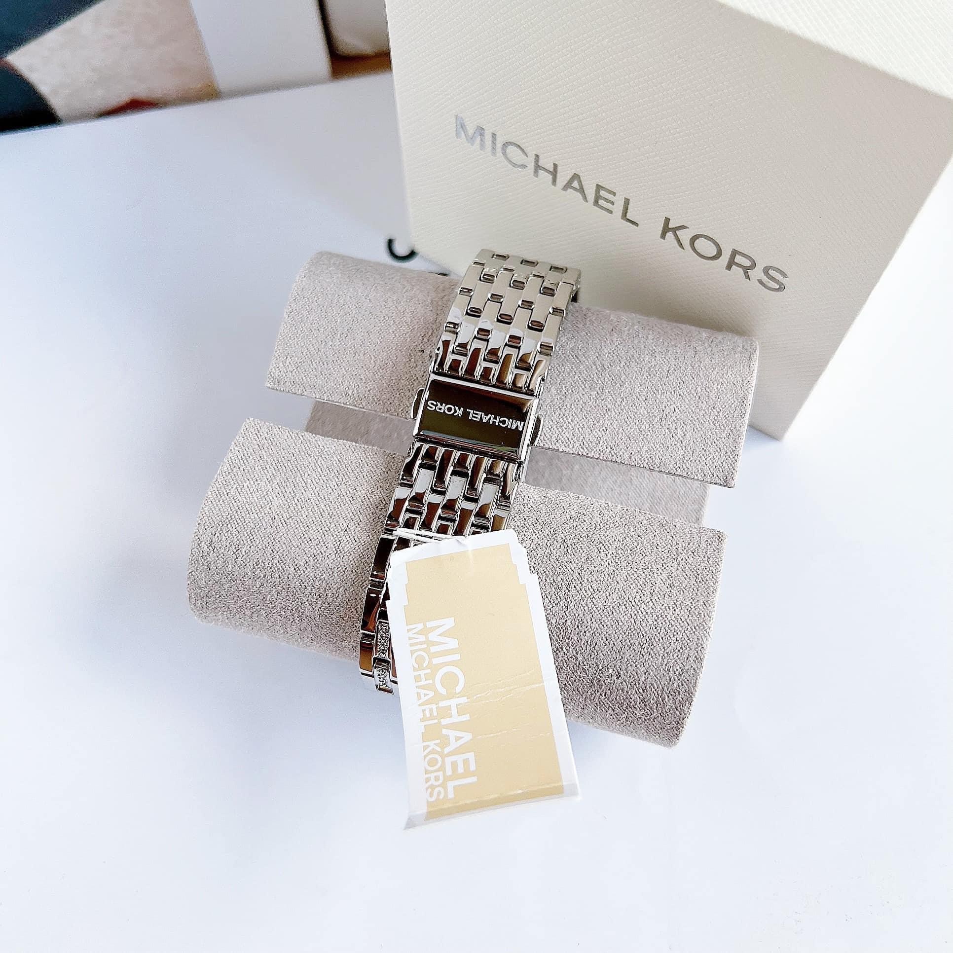 Đồng Hồ Michael Kors Darci |Nữ Giới |Mặt Hồng |Đính Đá |Dây Kim Loại |Máy Pin (Quartz) |Size 39mm |donghogiatot.vn