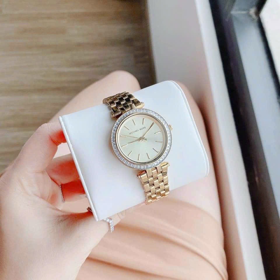Đồng Hồ Michael Kors Darci |Nữ Giới |Vàng Gold |Dây Kim Loại |Máy Pin (Quartz) |Size 33mm |Donghogiatot.vn