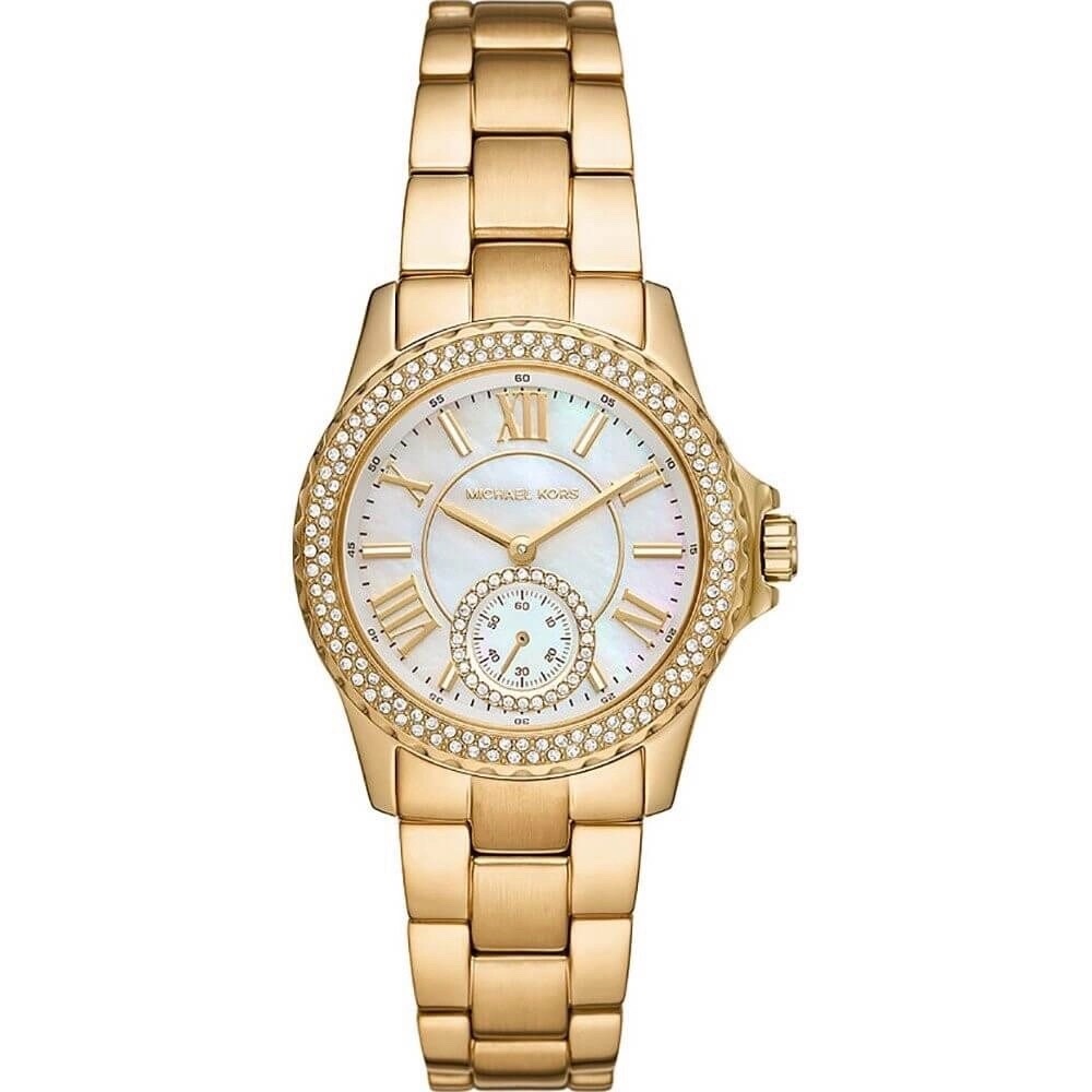 Đồng Hồ Michael Kors Everest |Nữ Giới |Vàng Gold |Dây Kim Loại |Máy Pin (Quartz) |Size 33mm |donghogiatot.vn