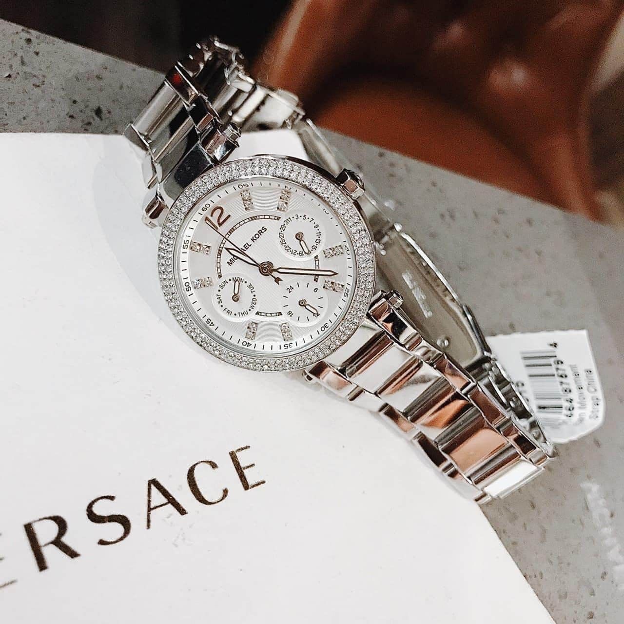 Đồng Hồ Michael Kors Mini Parker |Nữ Giới |Silver |Dây Kim Loại |Máy Pin (Quartz) |Size 33mm |donghogiatot.vn