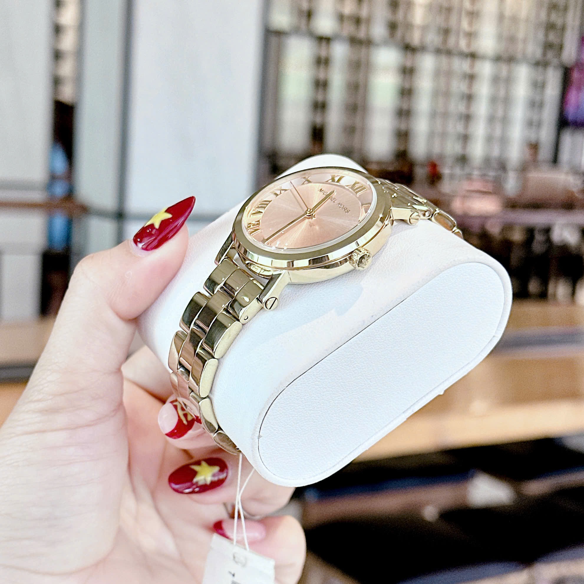 Đồng Hồ Micheal Kors Norie |Nữ Giới |Mặt Màu Hồng |Dây Kim Loại Rose Gold |Máy Pin (Quartz) |Size 38mm \donghogiatot.vn