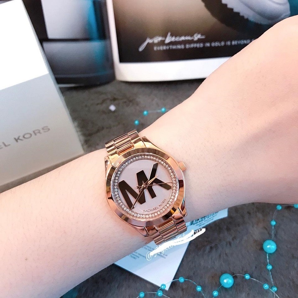 Đồng Hồ Michael Kors Runway Mini Slim |Nữ Giới |Rose Gold |Dây Kim Loại |Máy Pin (Quartz) |Size 33mm |donghogiatot.vn