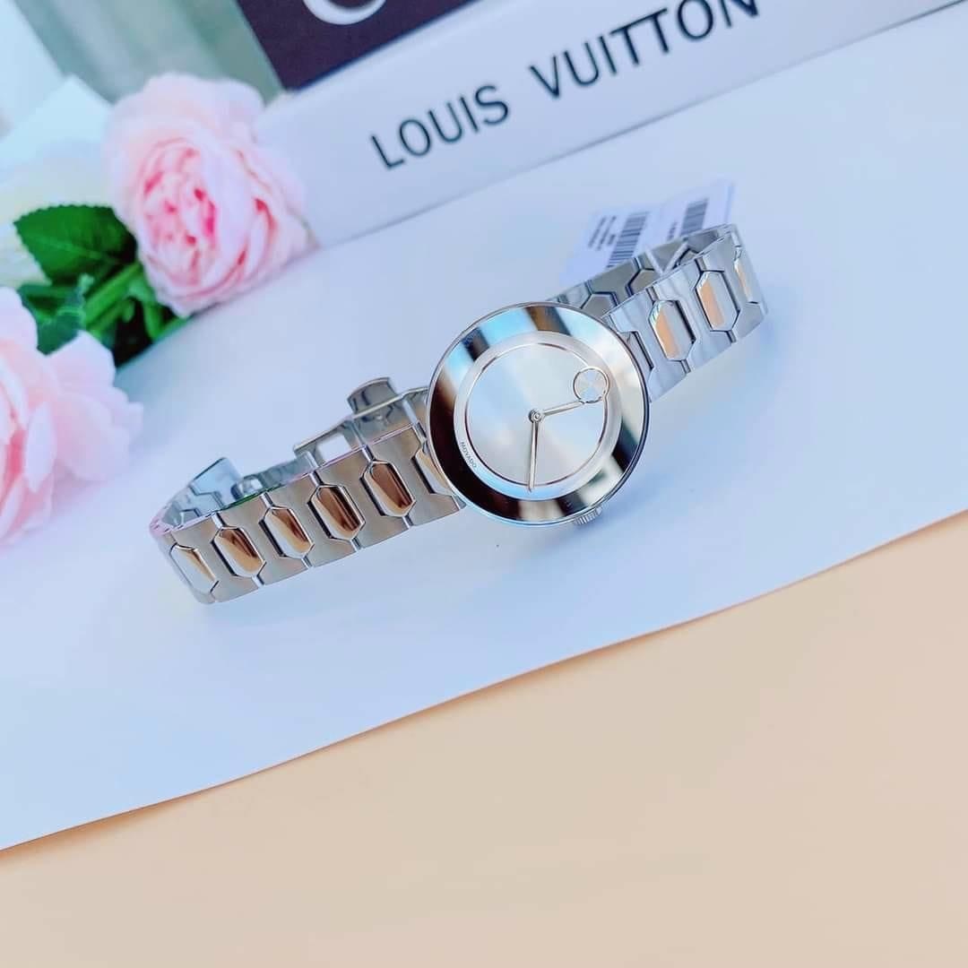 Đồng Hồ Movado Bold Mid-size |Nữ giới |Mặt Trắng |Dây Kim Loại Silver |Máy Pin (Quartz) |Size 32mm |Donghogiatot.vn