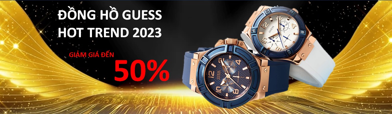 Banner Khuyến mãi đồng hồ Guess giá rẻ