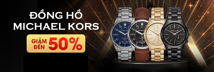 Banner khuyến mãi đồng hồ michael kors giảm giá -50%
