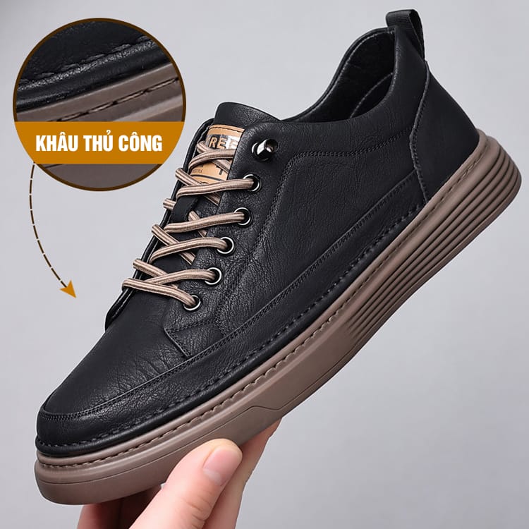 Giầy nam buộc dây kiểu converse