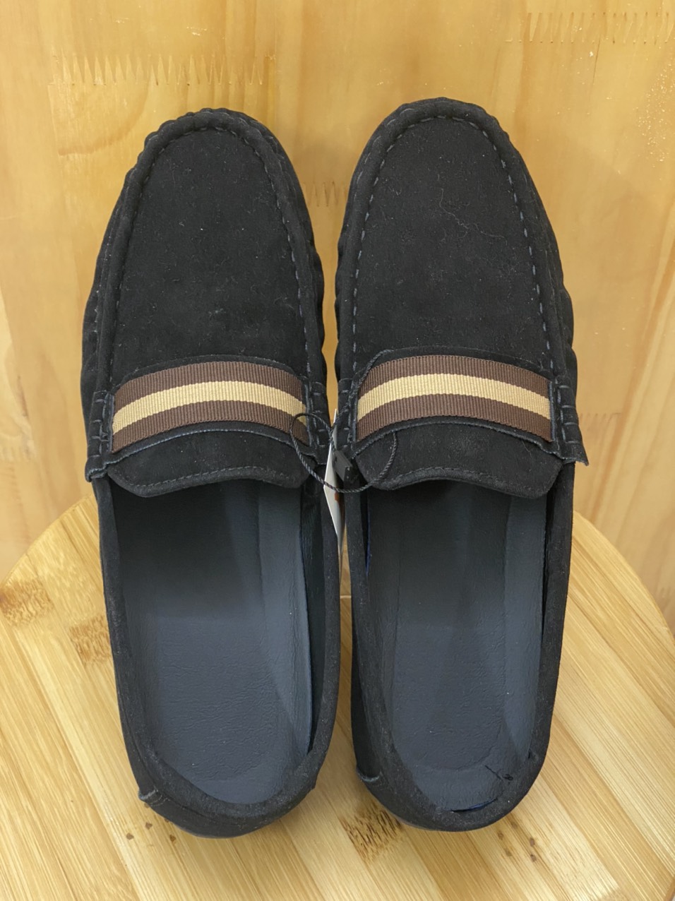 Giầy lười nam da lộn