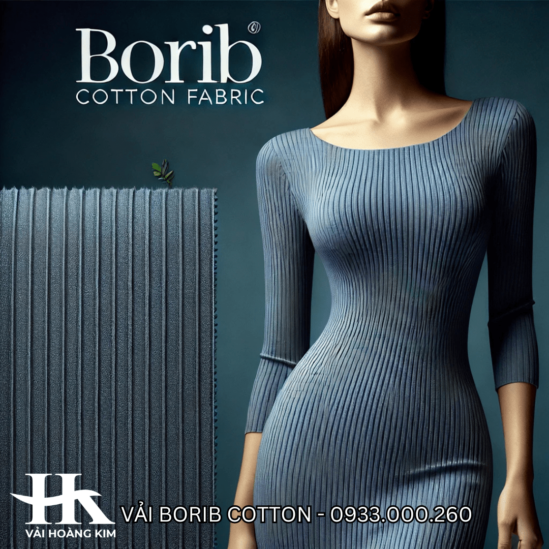 VẢI BORIB COTTON – MỀM MỊN, TÔN DÁNG, SANG XỊN MỊN!