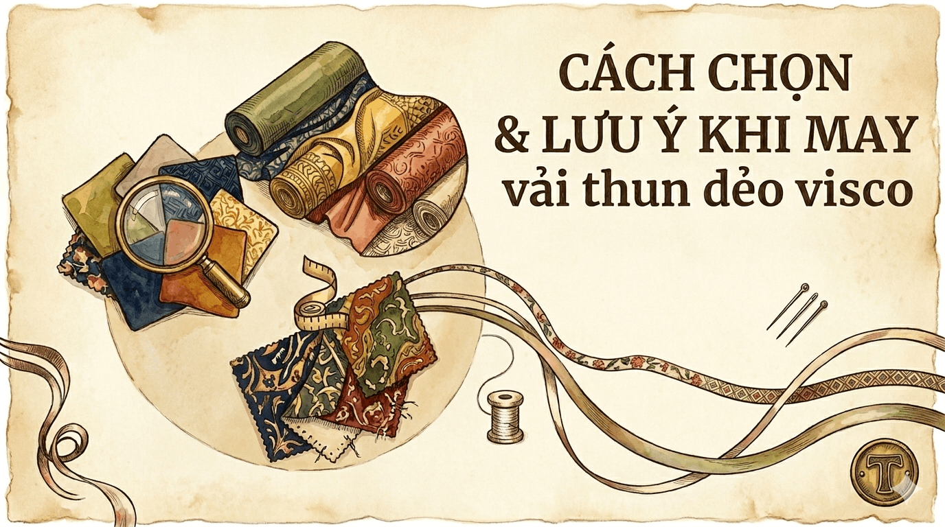 Cách Chọn Và Những Lưu Ý Khi May Vải Thun Visco
