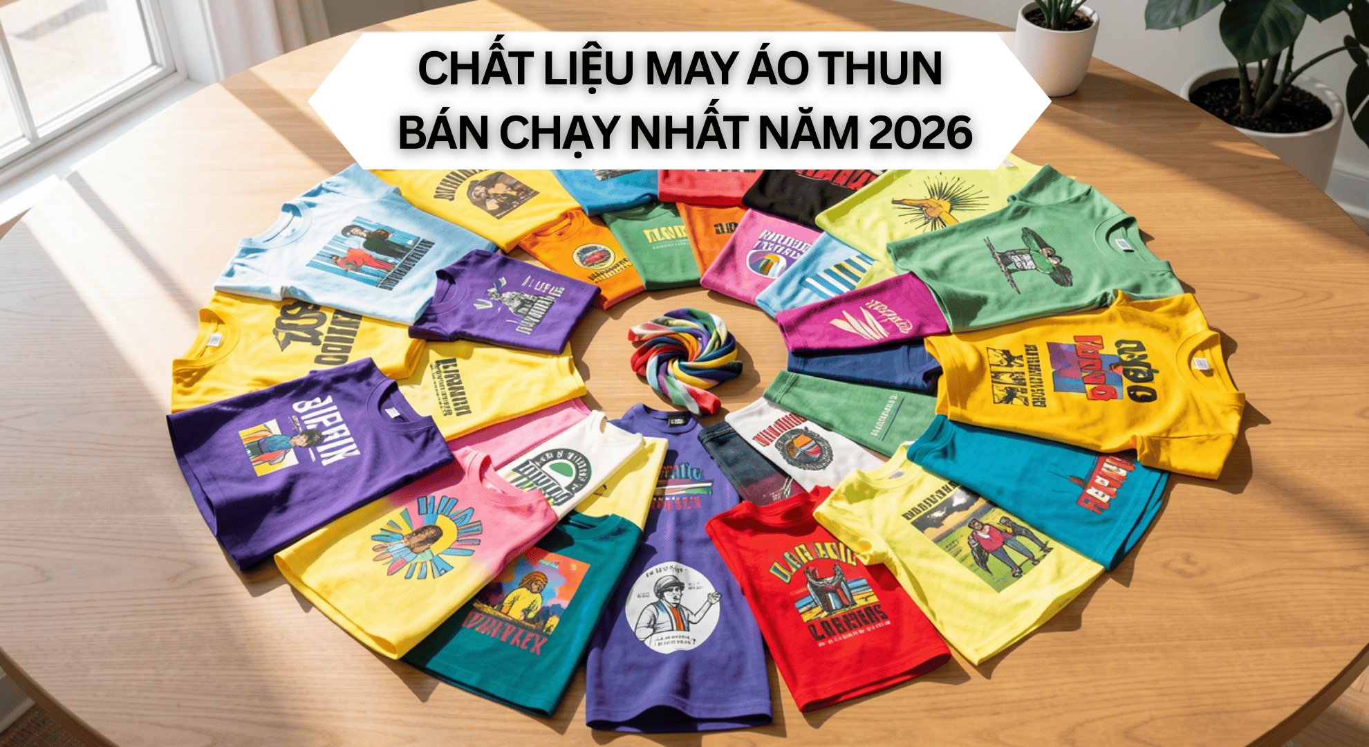 Chất liệu may áo thun bán chạy nhất năm 2026