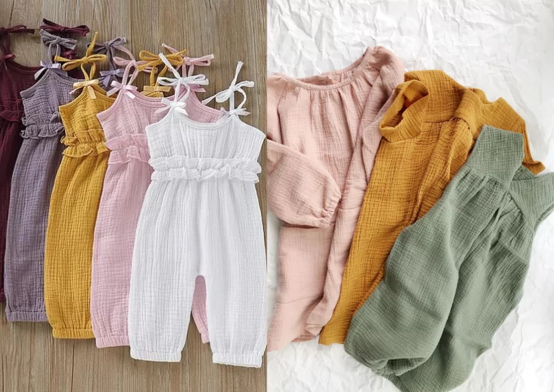 Top 7 loại vải may quần áo trẻ em thoáng mát, dễ chịu cho trẻ