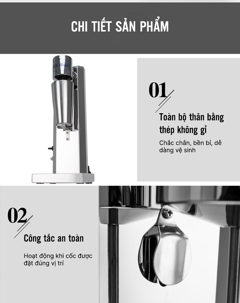 Máy đánh sữa Milkshake MS1