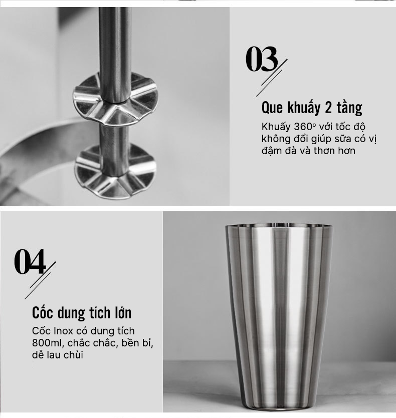 Máy đánh sữa Milkshake MS1