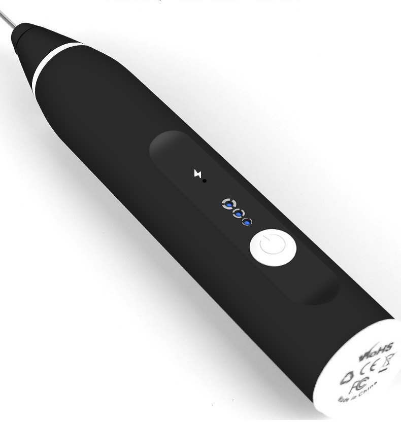 Máy tạo bọt sữa sạc điện USB 2 đầu đánh