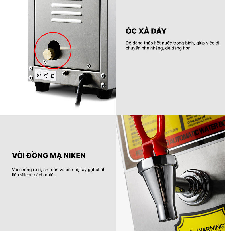 Cây đun nước nóng tự động Fest RC10