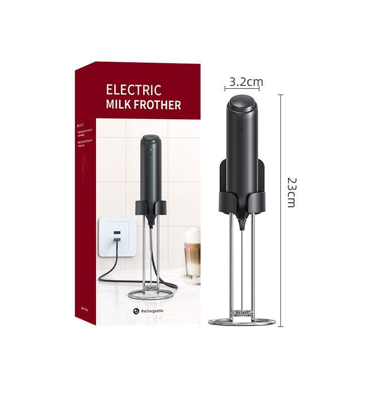 Máy tạo bọt sạc điện KJBQ-10 (Có giá đỡ kết hợp với sạc)