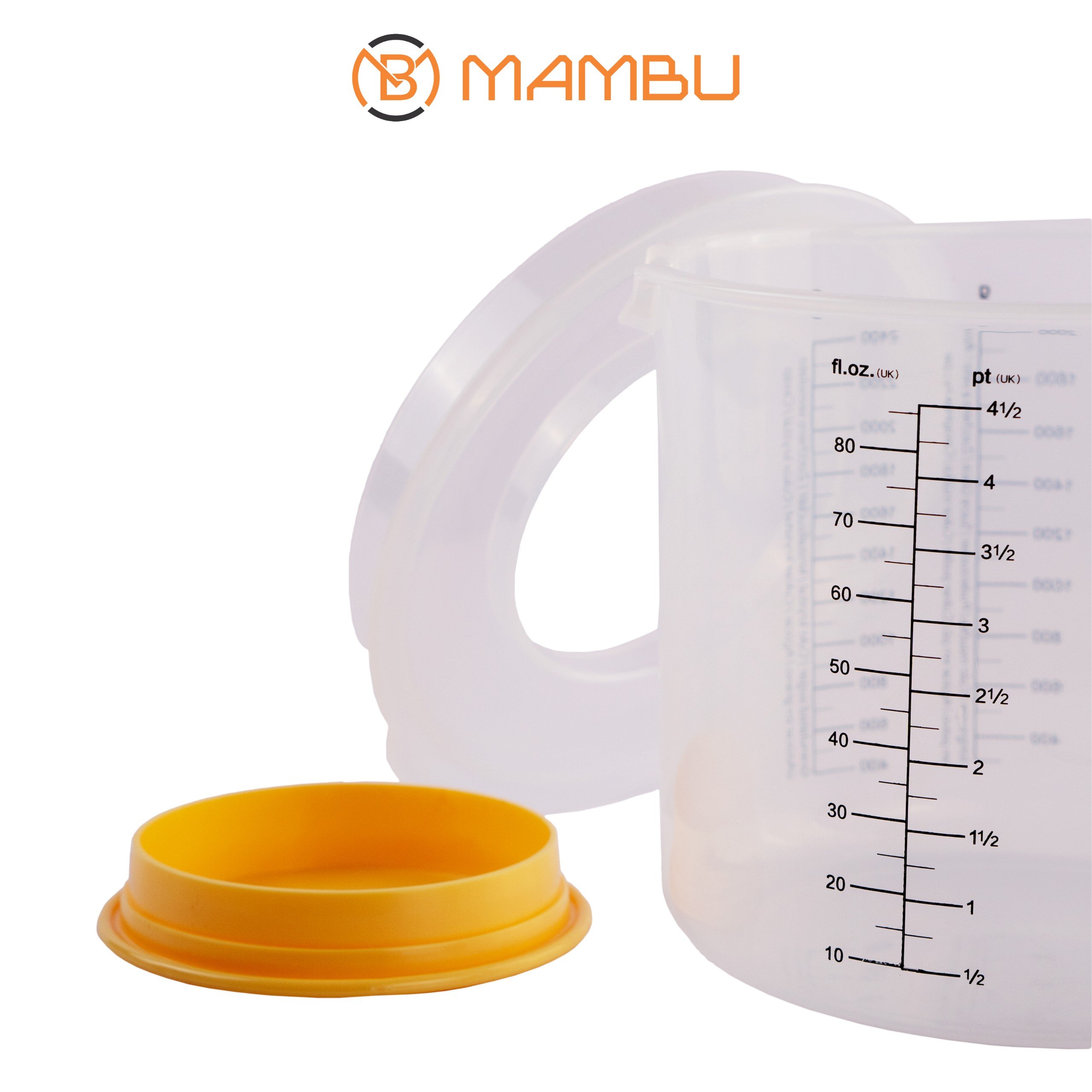 Ca Nhựa Đánh Trứng Và Kem Cheese Có Nắp 2,5L