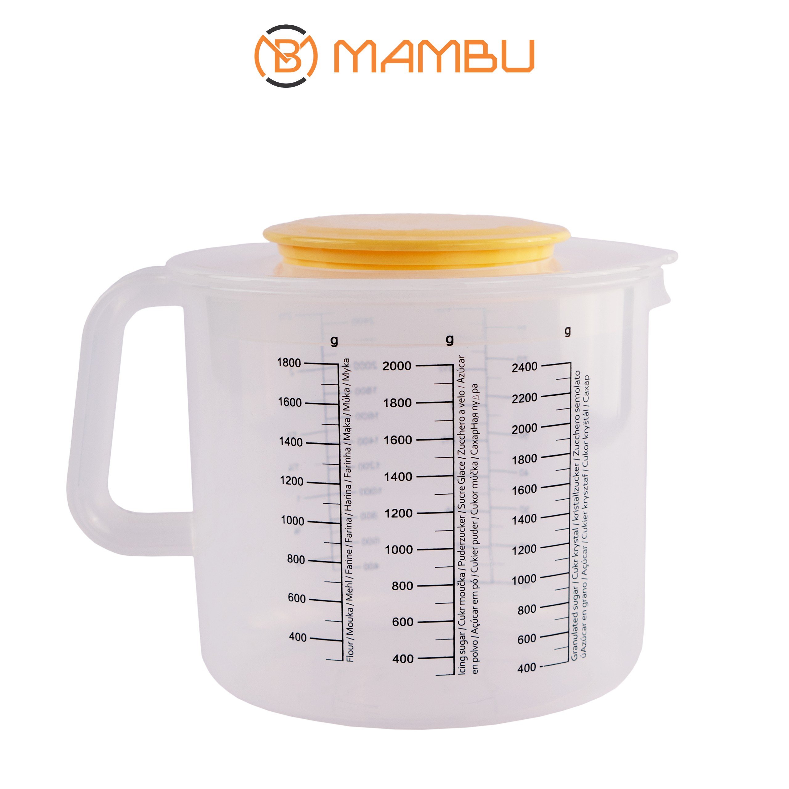 Ca Nhựa Đánh Trứng Và Kem Cheese Có Nắp 2,5L