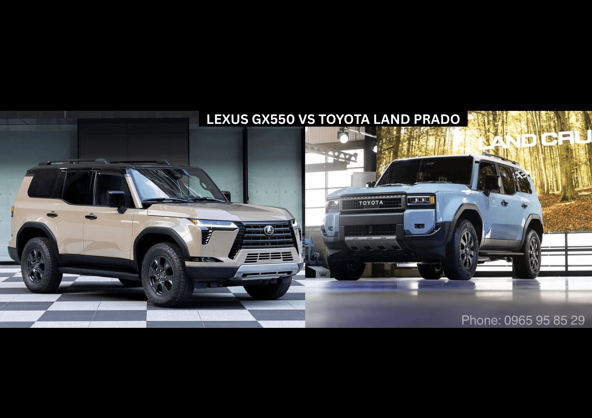 So Sánh Lexus GX550 2025 và Toyota Land Cruiser Prado 2024: SUV Nào Đáng Mua Hơn? So Sánh Lexus GX550 2025 và Toyota Land Cruiser Prado 2024: SUV Nào Đáng Mua Hơn?